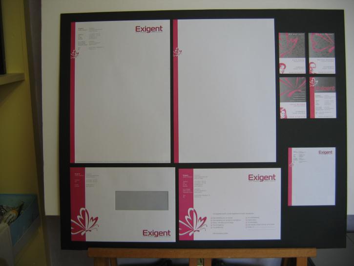Stationary/Huisstijl Exigent gereed